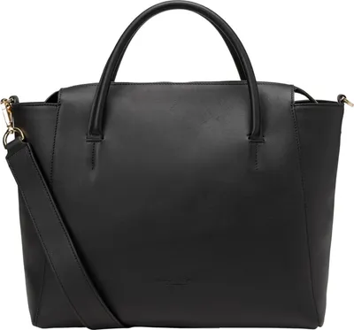 Produktbild von Marc O'Polo Leder Schultertasche Handtasche Taya Shopper Black schwarz