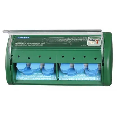 Obrázek produktu pro Salvequick® 51030130 Dávkovač sádry Cederroth - 2x 35 naplněných kusů, zelený