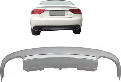 Produktbild von Heckstoßstangendiffusor für AUDI A5 8T 2 Türen Coupé Cabriolet 2012-2015 S5 Look