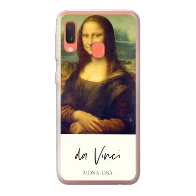 Produktbild von MuchoWow® Handyhülle Schutzhülle Hülle für Samsung Galaxy A20e Mona Lisa - Leonardo da Vinci - Alte Meister Silikon Softcase Handy Hülle - Abdeckung