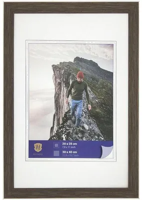 Obrázok produktu pre Rám na fotografie Henzo WPC Edge, 30x40 cm, tmavohnedý