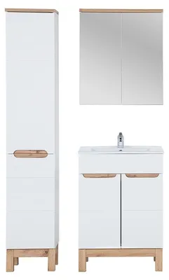 Image de Ensemble complet de salle de bain - 50 cm - Cintra White