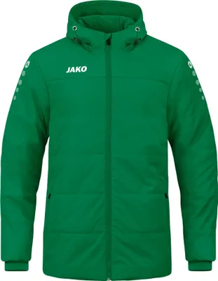 Produktbild von JAKO Coachjacke Team mit Kapuze L Sportgrün