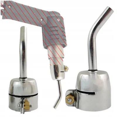 Image de Buse de soudage plastique BOSITE S2, 60 mm, 5 mm, courbée