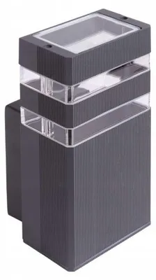 Obrázok produktu pre Vonkajšie nástenné svietidlo 1xGU10 IP 54 hliník antracit Ecolight EC79028