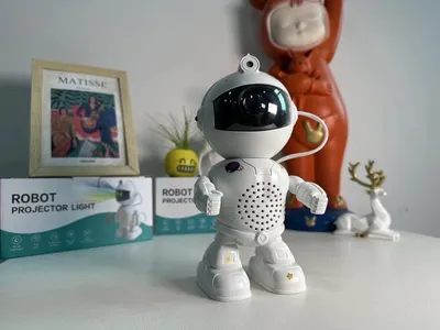 Zdjęcie produktu dla Verk 18308 Astronauta nocne niebo, zorza polarna i projektor gwiazd, pilot zdalnego sterowania