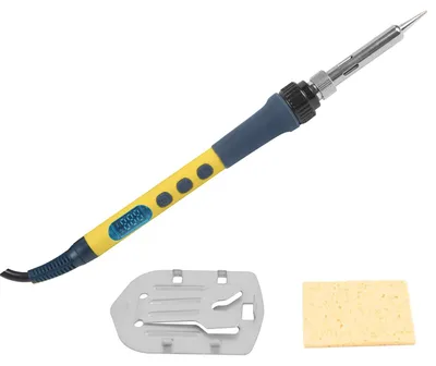 Produktbild von PCWork PCW09B Digitaler Lötkolben, 90 W, 180-480 °C, LED, ESD-sicher, 900M Lötspitze
