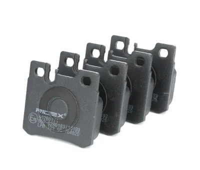 Produktbild von RIDEX 402B0171 Bremsbeläge Satz Hinten passend für MERCEDES-BENZ 190 (W201) Stufenheck (W124) C-Klasse Limousine (W202) SLK (R170) E-Klasse Limousine
