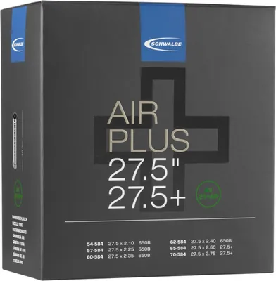 Image de Chambre à air Air Plus (AV21+AP) - 27,5+'' (54/70-584) - Schrader