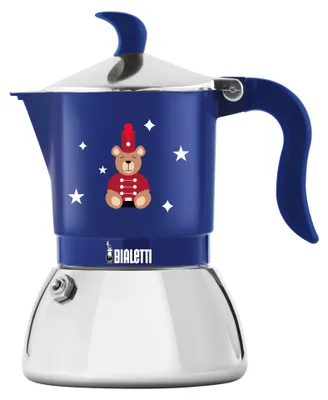 Produktbild von Bialetti 0006649, Mokka-Kanne, 0,473 l, Blau, Rot, Edelstahl, Aluminium, Kunststoff, 1 Stück(e)