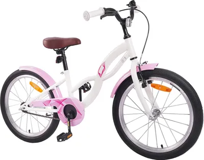 Obrázok produktu pre vidaXL Detské bicykle 18 palcov pre deti vo veku 5-7 rokov Biela