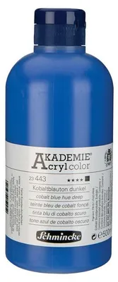 Produktbild von Schmincke AKADEMIE Acryl color Acrylfarbe 500 ml - 443 Kobaltblau tief imit.