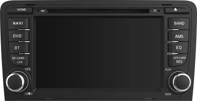 Obrázek produktu pro 7palcové rádio s CD 32 GB pro Audi A3 8P Carplay Navi Ovládání na volantu Bluetooth RDS WIFI DSP GPS DAB+