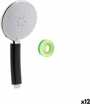 Image de Pommeau de douche de métal noir 10,5 x 24 x 5 cm (12 pcs.)