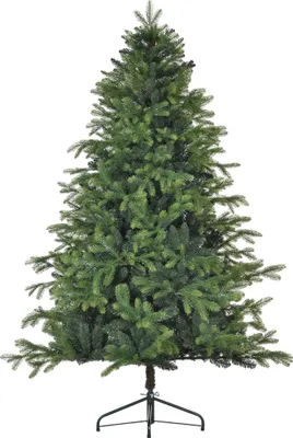 Produktbild von HOMCOM Künstlicher Weihnachtsbaum, 183 cm Christbaum mit 1700 Spitzen, Grün