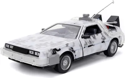 Productafbeelding van Jada Toys Terug naar de Toekomst DeLorean modelauto – Replica voor verzamelaars en filmfans