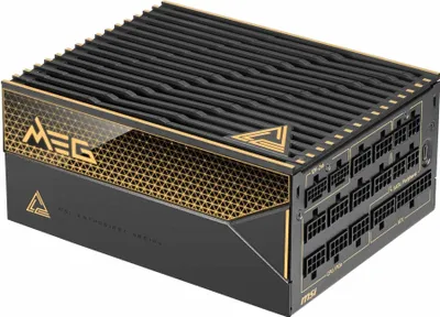 Zdjęcie produktu dla MSI MEG Ai1600T PCIE5, 1600 W, 100 - 240 V, Aktywne, 120 W, 1600 W, 120 W