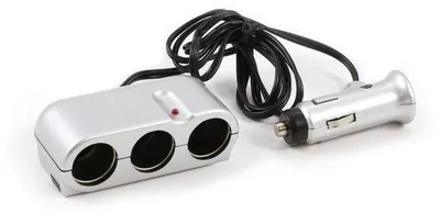 Obrázok produktu pre Univerzálny rozdeľovač napájania do zapaľovača s 3 výstupmi, 12–24 V, 8 A – All Ride
