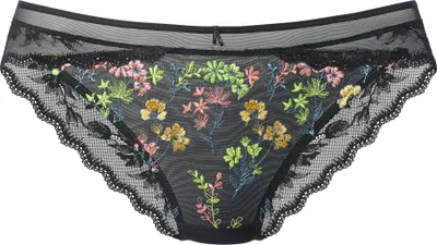 Produktbild von LASCANA Panty schwarz-neon Größe 40/42
