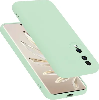 Produktbild von Cadorabo Hülle für Honor 70 Hülle Silikon Handyhülle Case aus flüssigem Silikon, Kratzfeste und stoßfeste Schutzhülle für Honor 70