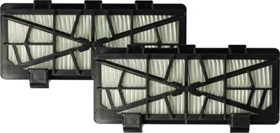 Produktbild von vhbw 2x Staubsaugerfilter Ersatz für Kärcher für Staubsauger - HEPA-Filter Schwarz Weiß