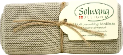 Produktbild von Solwang Küchentuch OLIVEN gestrickt Geschirrtuch Handtuch Baumwolle Putztuch