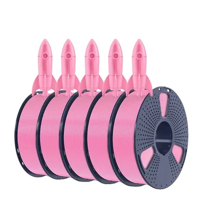 Obrázek produktu pro Vysokorychlostní filament PLA pro 3D tiskárny, průměr 1,75 mm, rychlý tisk až 600 mm/s, /h3divulliVysokorychlostní filament PLA (růžový) - vysokorychlostní filament PLA (růžový)/li/ul/div