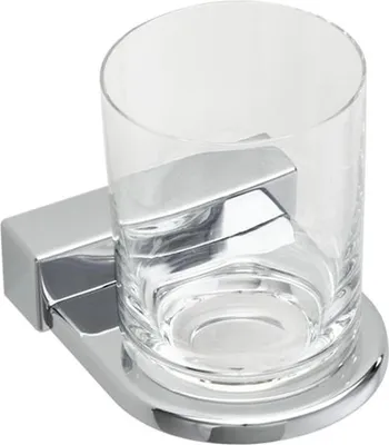 Obrázok produktu pre MKW olovnaté krištáľové sklo, IRIS2, sklenený a dvojitý držiak na poháre, 1 ks.