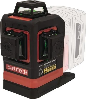 Image de Laser multilignes Multicross 3D ± 4Grad ± 0,2 mm/m 120m Laser classe 2 Laser vert