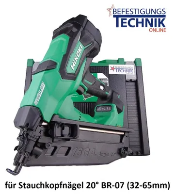 Produktbild von Hikoki NT1865DA W6Z, Nagel-/Klammerpistol, -20°, 3,2 cm, 6,5 cm, 1,4 mm, Akku