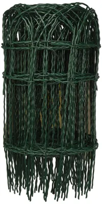 Netzornament aus Kunststoff, 10 m x 40 cm, grün