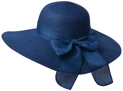 Produktbild von Damen Strohhut 58 Dunkelblau
