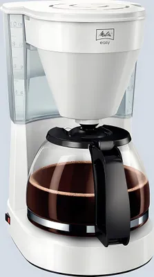 Produktbild von Kaffeemaschine Easy II weiß, Glas- kanne für bis zu 10 Tassen,