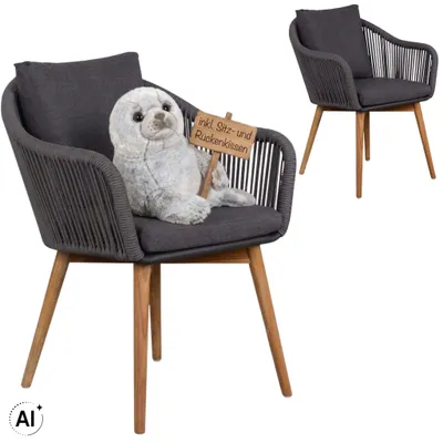 Produktbild von 2er Set Relaxsessel dark grey