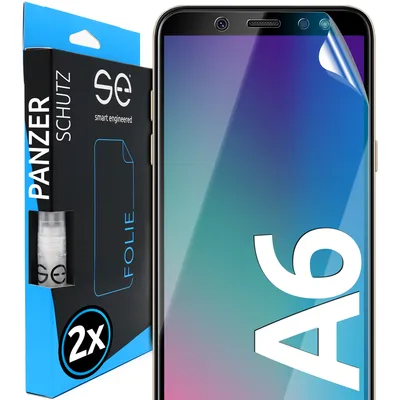 Produktbild von 2x se® 3D Schutzfolie Samsung Galaxy A6