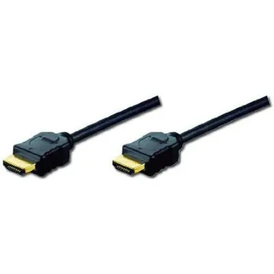 Produktbild von Digitus HDMI High Speed mit Ethernet Anschlusskabel, 3 m, HDMI Typ A (Standard), HDMI Typ A (Standard), 3840 x 2160 Pixel, 3D, Schwarz