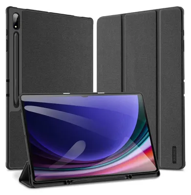 Image de DUX DUCIS DOMO étui pliable avec support pour stylet adapté au SAMSUNG Tab S10 Ultra/S9 Ultra/S8 Ultra Black noir