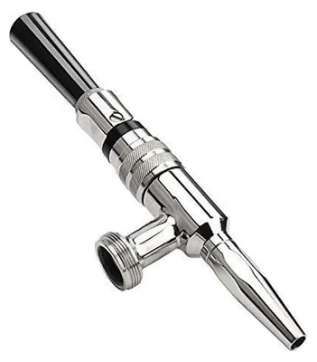 Produktbild von Edelstahl Zapfhahn 304, schwarzer Griff, 1-1/8 Zoll Gewinde, cremiger Schaum, für Nitro-Bier und Cold Brew Kaffee zu Hause