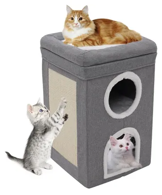Image de Maison pour mangoustes, design à 3 niveaux pour l'intérieur