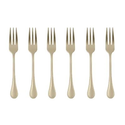 Zdjęcie produktu dla Sambonet Royal Antique Edelst./PVD Champag. Set 6 Kuchengabeln S0201-S00549-S1578 52663PA5