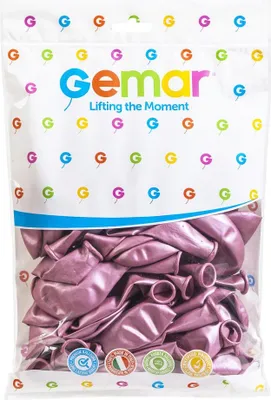 Zdjęcie produktu dla Balony chromowane Różowe, GB120, 33 cm, 50 szt.