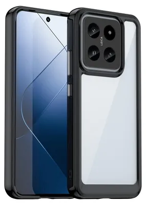 Image de Coque de protection en TPU / acrylique pour Xiaomi 14 Pro - Accessoire noir