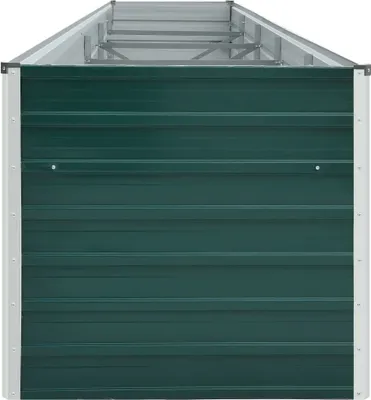 Obrázok produktu pre vidaXL Záhradný zvýšený záhon z pozinkovanej ocele 400 × 80 × 77 cm zelený