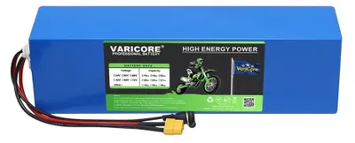 Produktbild von 48V 15Ah Lithium-Ionen-Akku - 13s3p 21700 Batteriepack - Integriertes BMS - Für E-Scooter/E-Bike/Elektrowerkzeug - Mit Ladegerät - XT60 DC-Stecker
