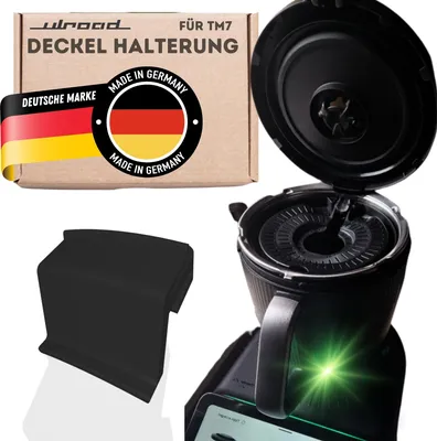 Produktbild von ULROAD Deckelhalter kompatibel mit Vorwerk Thermomix TM7 Deckel Mixtopf Halter I TM 7 Zubehör Halterung