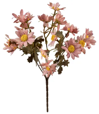 Productafbeelding van Kunstbloem, kunststof, groene margriet, 29 cm, kleurrijk, 1 stuk