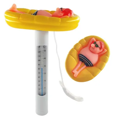 Imagen del producto de Termómetros flotantes para piscinas, resistentes al agua, fáciles de leer, ideales para piscinas