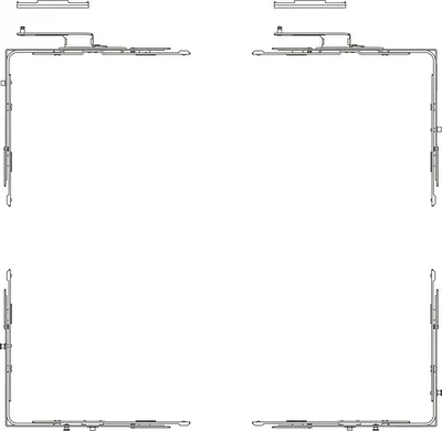 Produktbild von HAUTAU ATRIUM HKS 180/150 Z/E Grundkarton Eckumlenkung Versatz 9 mm rechts