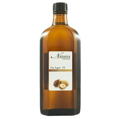 Produktbild von Arganöl Bio 250ml – kaltgepresst unraffiniert nativ – Premium Pflegeöl im Glas von Naturra - für Haut & Haare – Naturkosmetik Argania Spinosa