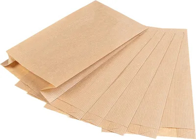 1000 braune Papiertüten 12 x 4,5 x 21 cm – Kraftpapier